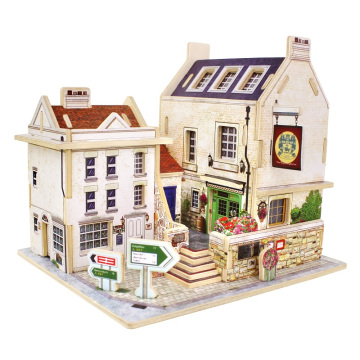 Wood Collectibles Toy for Global Houses-Britain Bar